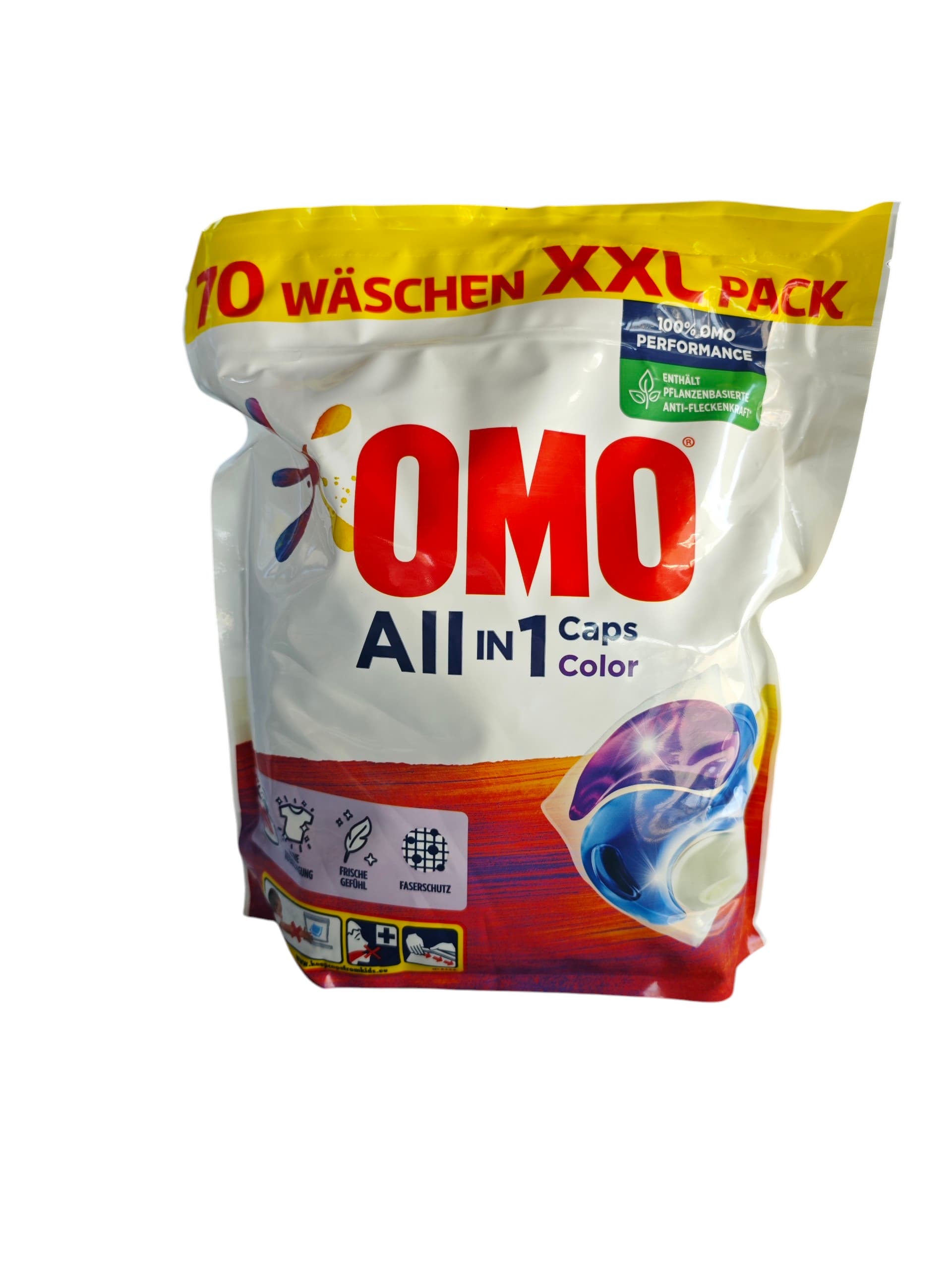 Detergent Capsule OMO All in 1 Caps Color, 70 Spălări