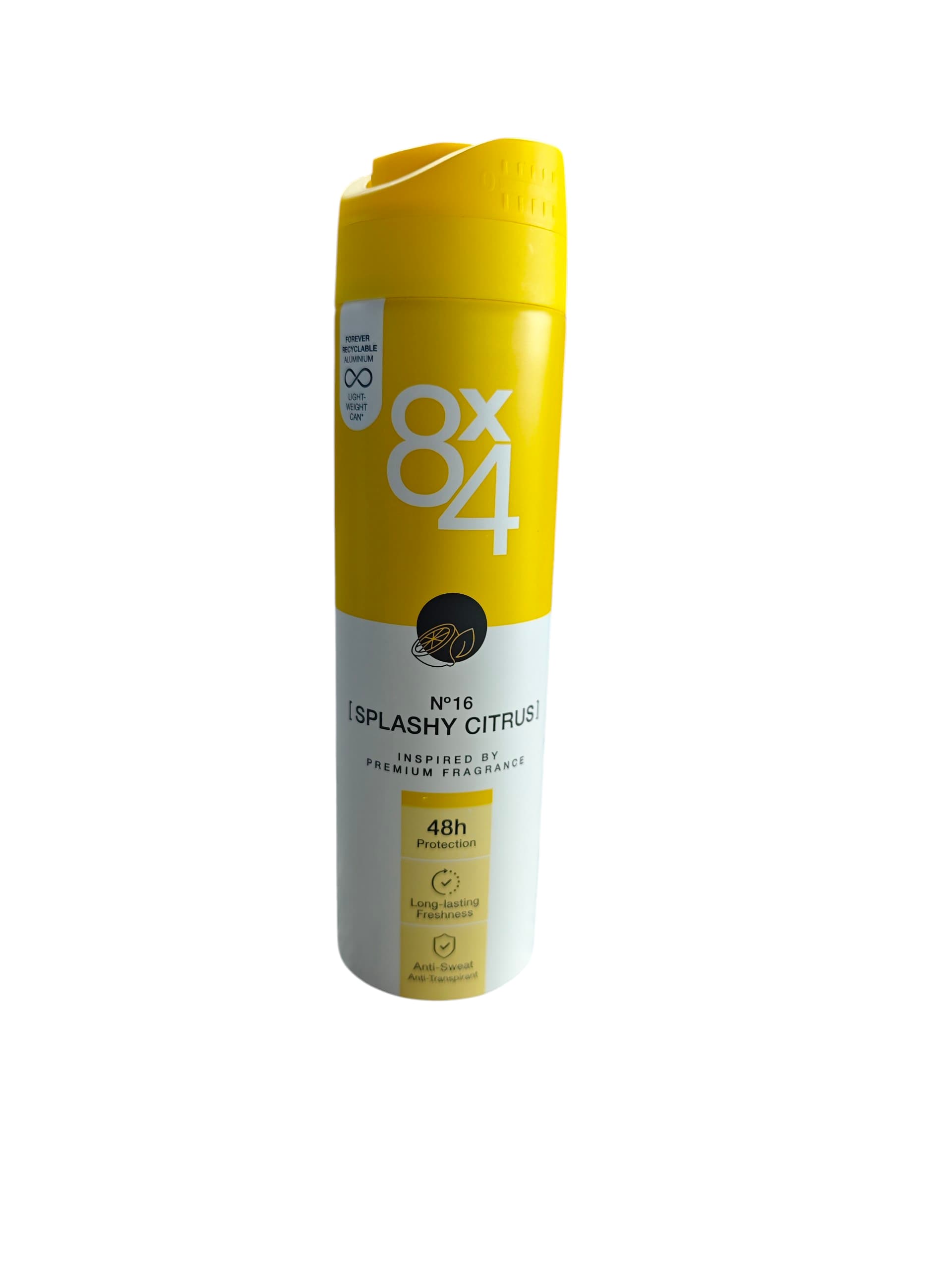 8X4 Citrus Deodorant Spray 150 ml