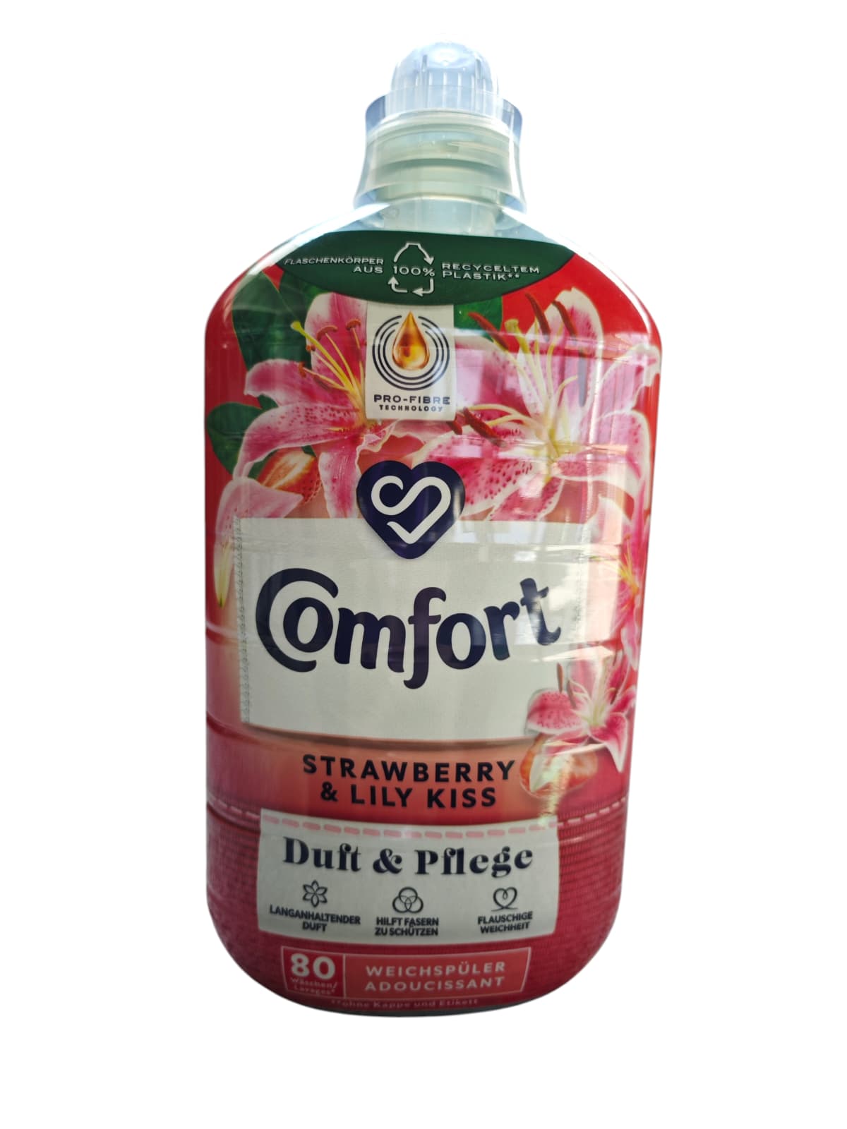 Balsam de Rufe Comfort Strawberry & Lily Kiss – 80 Spălări (2L)