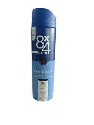 Deodorant 8X4 Men Oceanic Boost No.17, 150 ml